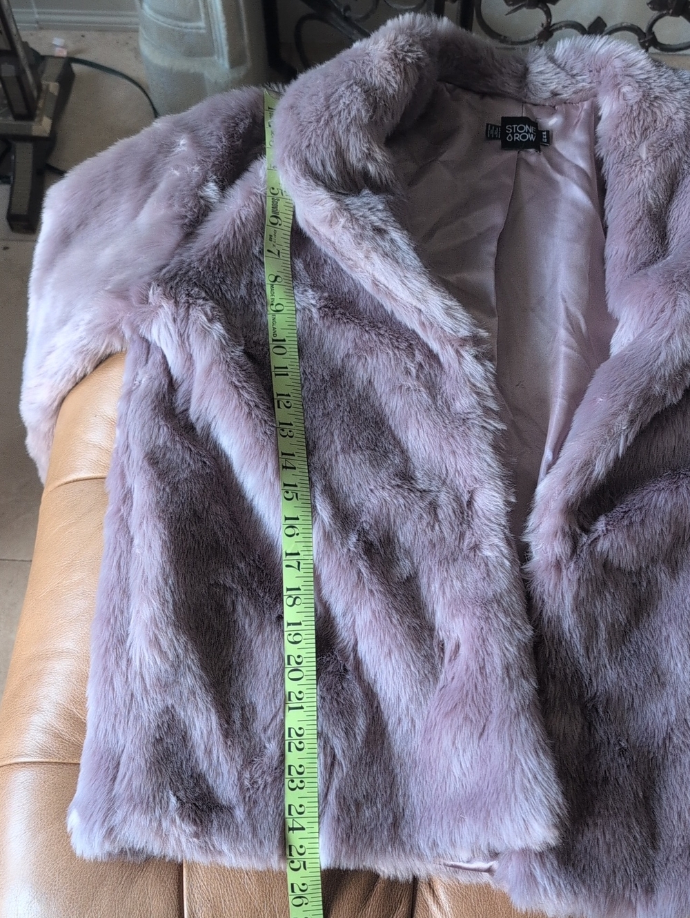 Volcom Stone Row Lavender Faux Fur Teddy Jacket - Picture 4 of 6